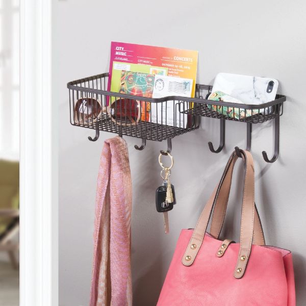 York-Lyra-Wall-Mount-Entryway-Basket-Med-Brnz-3