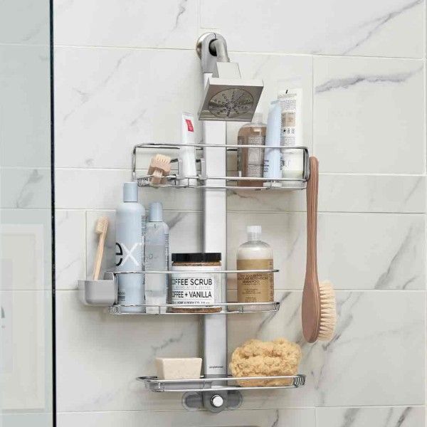 simplehuman-Adjustable-Shower-Caddy-Large-1