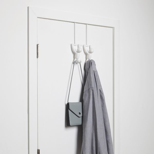 Umbra®-Buddy.--Over-Door-Double-Hook--White-4