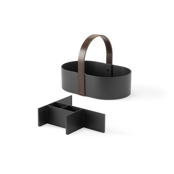 Umbra-Bellwood-Cosmetic-Caddy-Black/Walnut-2