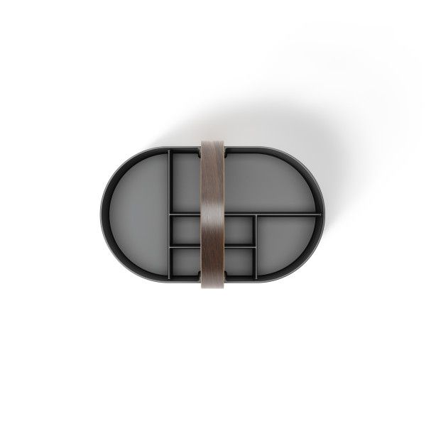 Umbra-Bellwood-Cosmetic-Caddy-Black/Walnut-3