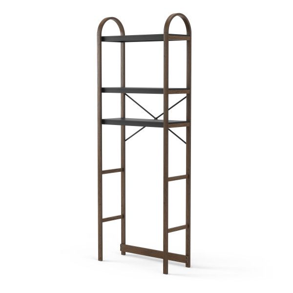 Umbra-Bellwood-Over-The-Toilet-Shelf-Black/Natural