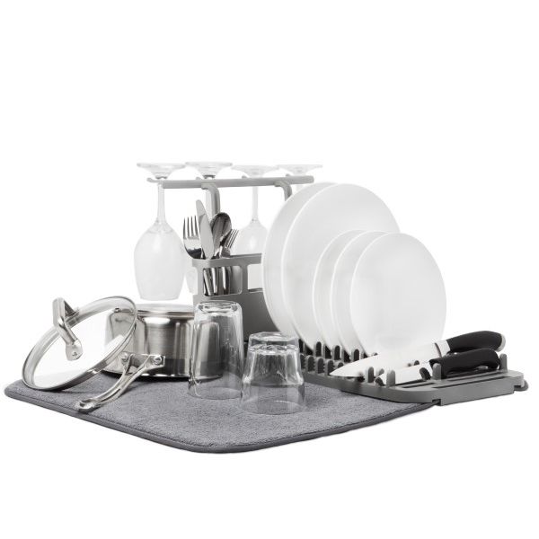 UDry-Dish-Rack-with-Drying-Mat-8