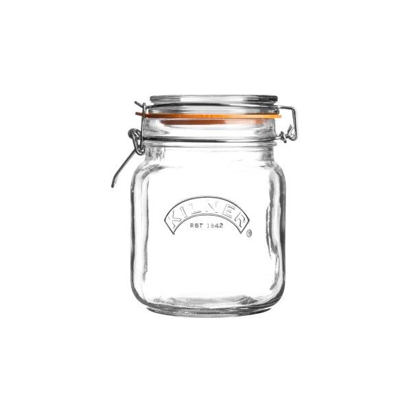 Kilner-Square-Cliptop-Jar-1L