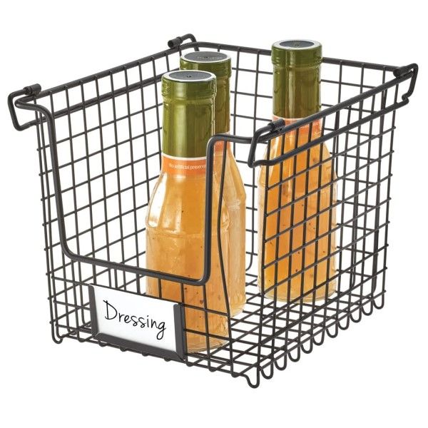 Classico-Stackable-Basket-Black