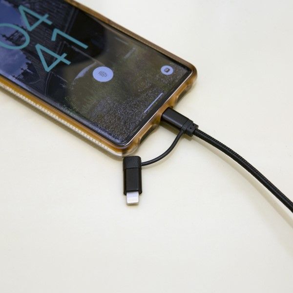 Kikkerland-2-in-1-Braided-Cable-Black-1