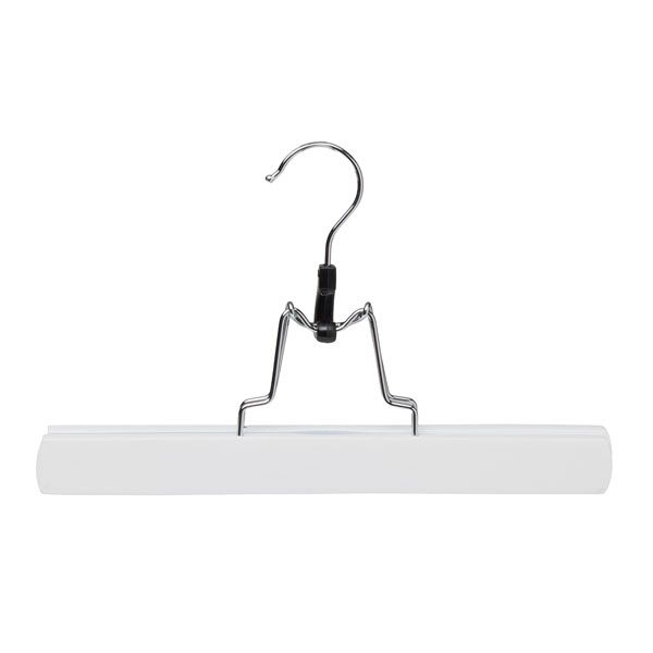 Dymon-Maple-Pant Hangers-White-2pk
