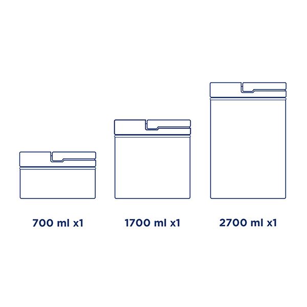 Dymon-Flip-lock-Food-Canister-3-Piece-Set