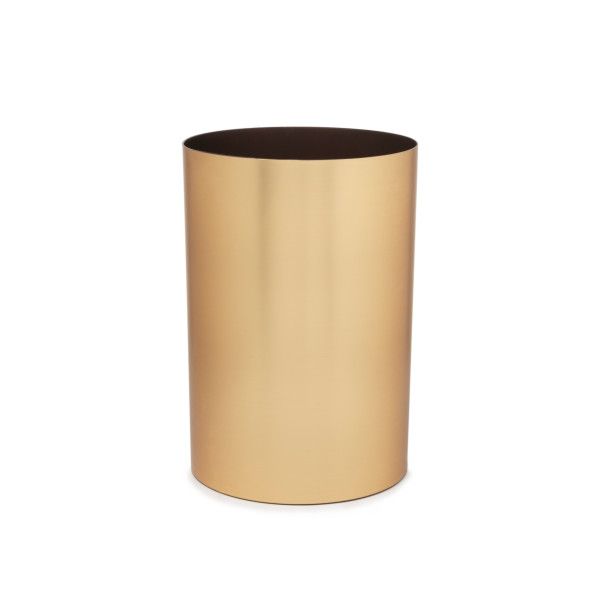 Umbra-Metalla-Trash-Can-Matte-Brass