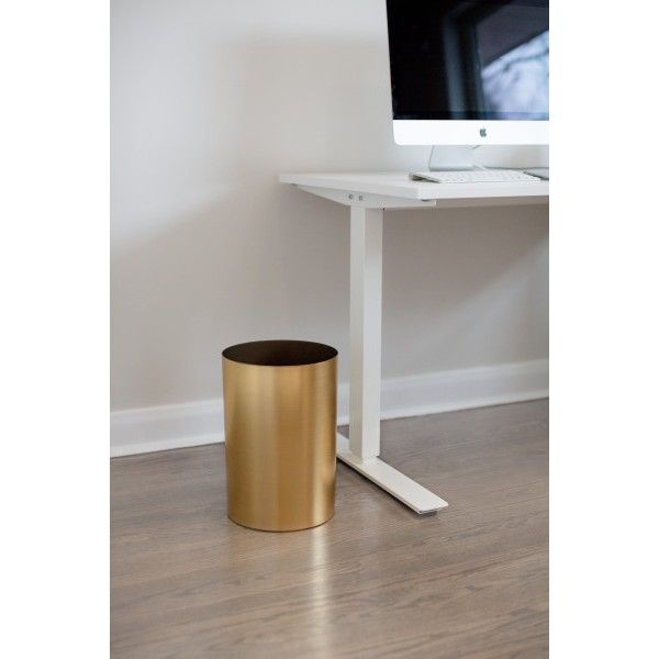 Umbra-Metalla-Trash-Can-Matte-Brass-3