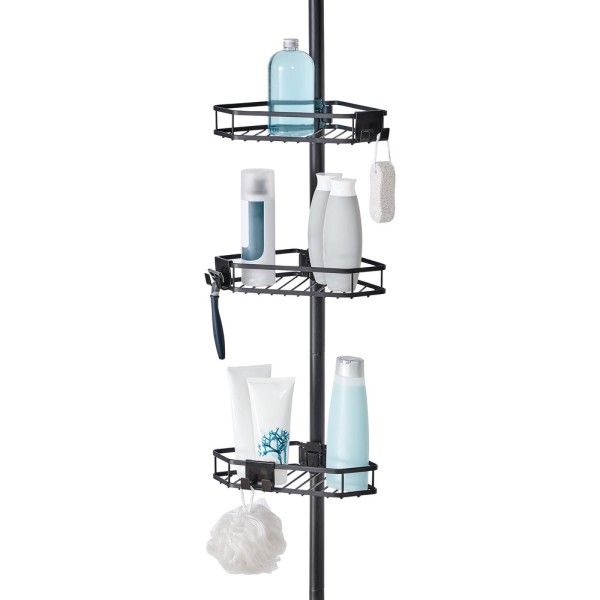 Metropolitan-Flat Wire-Tension-Pole-Caddy-Bl