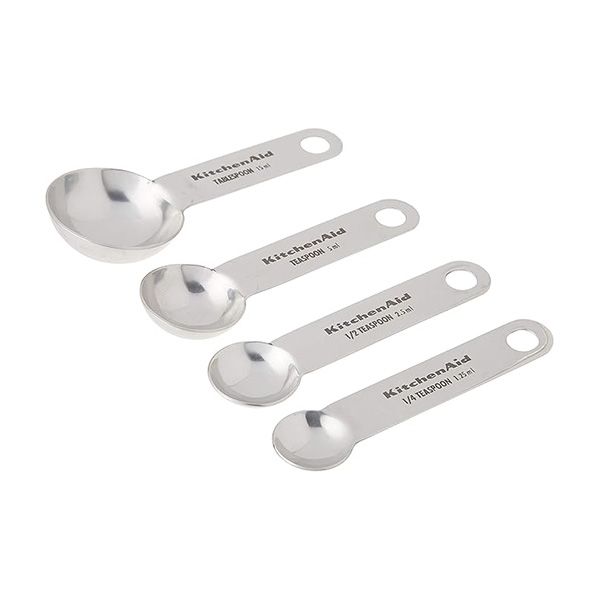 Kitchen-Aid-Set-of-4-Stainless-Steel-Measuring-Spo