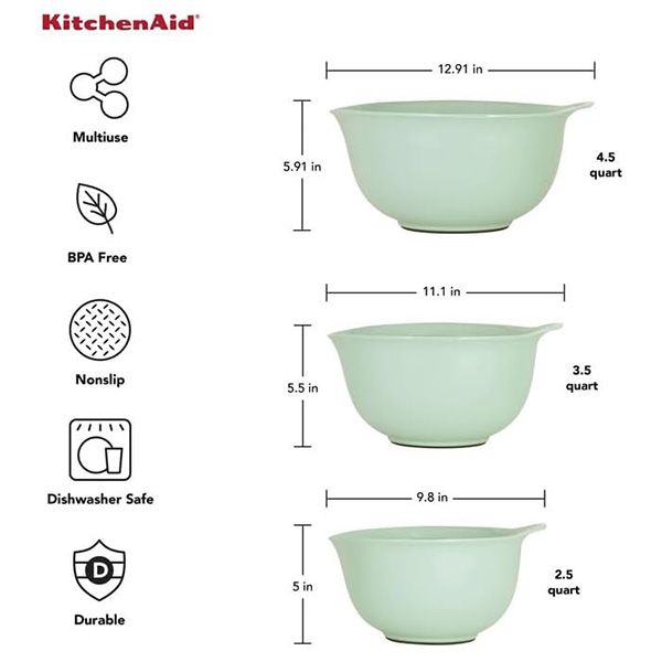 Kitchen-Aid-Set-of-3-Mixing-Bowls---Pistachio