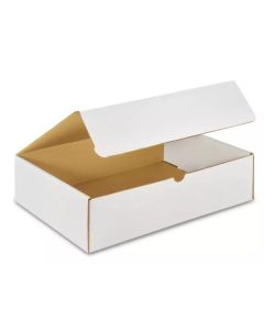 Foldover Shipping Box 14x11x4 White