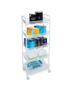 Dymon Chloe 5-Tier Cart