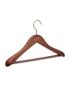 Dymon Quebec Suit Hanger Walnut Finish