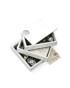 Umbra® Spindle. Storage Box - White