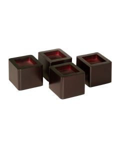 Bed Risers Set Of 4 Wooden