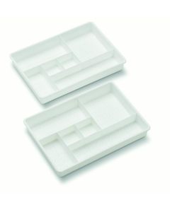 Two Tray Drawer Organizer