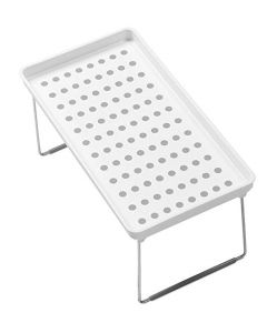 Madesmart® Stacking Cabinet Shelf  Medium- White