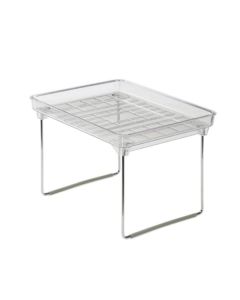 Madesmart® Stacking Cabinet Shelf Small Clear