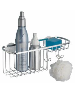 Gia Suction Combo Shower Organizer Basket