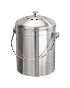 Compost Bin - Brushed Stainless