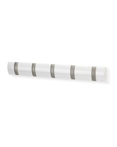 Umbra® Flip 5 Hook  White