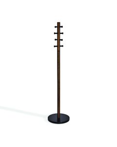 Umbra® Pillar. Coat Rack  Walnut