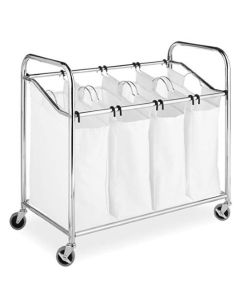 Quattro Laundry Sorter  Canvas Bags