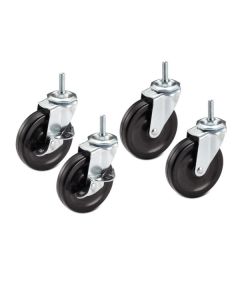 Dymon Wire Shelving 3" Wheels - set of 4