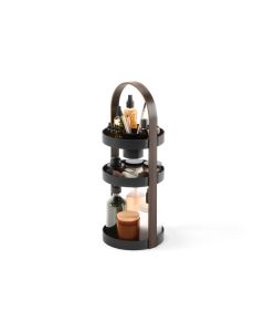 Umbra Bellwood Cosmetics Organizer Black/Walnut