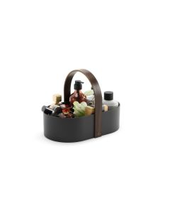 Umbra Bellwood Cosmetic Caddy Black/Walnut