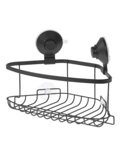 Everett Suction Corner Basket Matte Black
