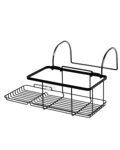 Everett Over the Side of the BathTub Caddy Black