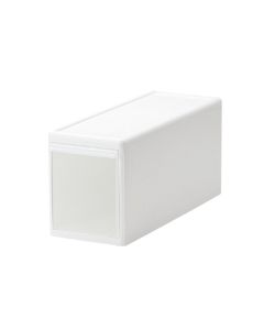 Modular Storage Drawer Low White