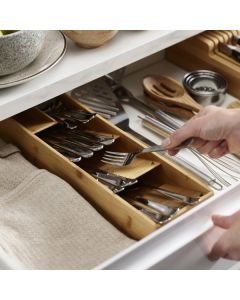 DrawerStore Bamboo Cutlery Organizer
