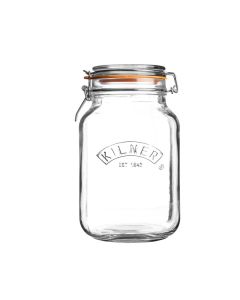 Kilner Square Cliptop Jar 1.5L