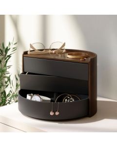 Umbra Moona Storage Box Black Walnut