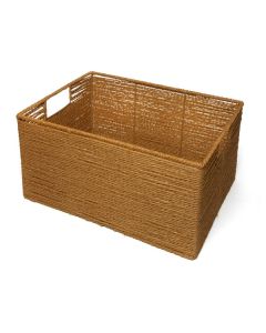 Kelowna Basket Paper Rope Cognac Large