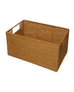 Kelowna Basket Paper Rope Cognac Medium