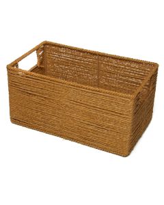 Kelowna Basket Paper Rope Cognac Small