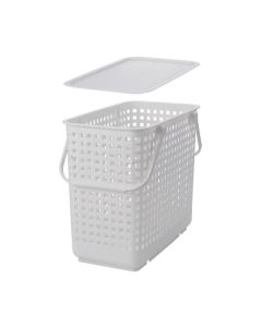 Modular Laundry Basket With Lid White