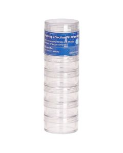 Pill Organizer 7 Compartment Stacker