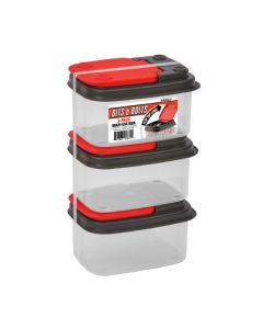 Bits & Bolts Flip Lid Carry-All - 3pk