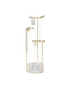 Umbra Tesora Jewelry Stand Brass