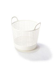 Short Laundry Basket White
