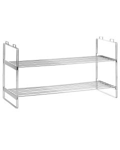 Stackable Closet Shelves Chrome