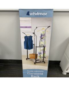 Double Adjustable Garment Rack
