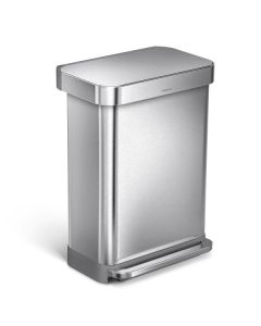 Simplehuman 55L Rect Waste Can